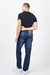 CALÇA JEANS MASCULINA DETALHE LATERAL - 7523036 na internet