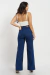 CALÇA JEANS FEMININA WIDE LEG SEM COSTURA NA LATERAL- 8523025 - Zamany Jeans 