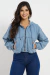JAQUETA JEANS FEMININA CLARA - 902303 - comprar online