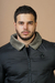 JAQUETA DE FRIO MASCULINA CINZA COM LÃ NA GOLA - 30002 - Zamany Jeans 