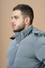 JAQUETA DE INVERNO MASCULINA CINZA - 30007 - loja online