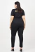 CALÇA SARJA PLUS SIZE FEMININA PRETA - 862201 - comprar online
