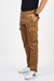 CALÇA CARGO MASCULINA DE SARJA CÁQUI- 7523162 - comprar online