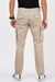 CALÇA CARGO MASCULINA DE SARJA BEGE - 7523162 na internet