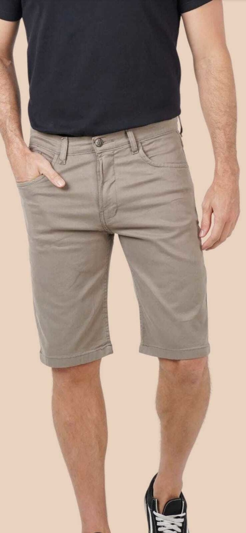 BERMUDA SARJA MASCULINO AREIA - 732269