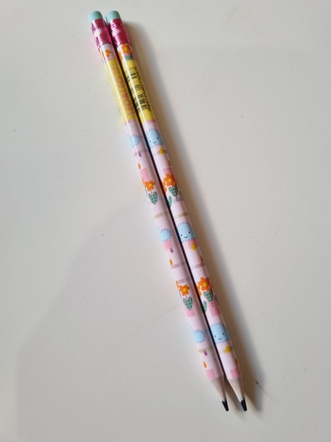 Lápis Flores Rosa