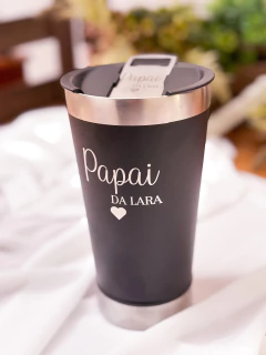 Copo estilo Stanley com tampa + gravação - comprar online