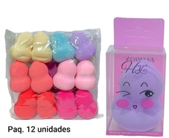 PAQ X12 ESPONJAS PARA MAQUILLAJE