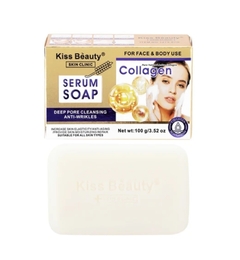 JABÓN LIMPIADOR FACIAL COLÁGENO 100G - KISS BEAUTY