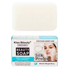 JABÓN LIMPIADOR FACIAL SILK PROTEIN 100G - KISS BEAUTY
