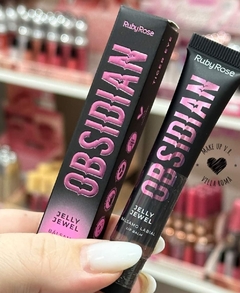 BÁLSAMO LABIAL JELLY JEWEL OBSIDIAN - RUBY ROSE