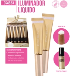 ILUMINADOR LÍQUIDO CON ESPONJITA - PINK21