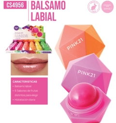 BÁLSAMO LABIAL RAINBOW - PINK21