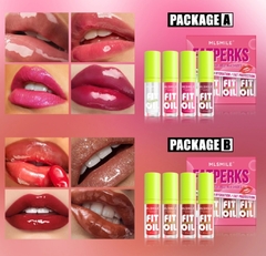 SET GLOSS LABIAL FAT OIL 4PCS - MLSMILE