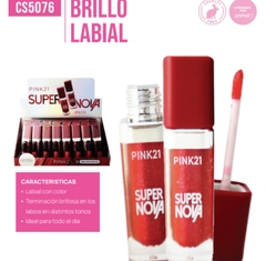 BRILLO LABIAL SUPER NOVA - PINK21