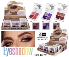 MINI PALETA DE SOMBRAS 4 TONOS - TEI COSMÉTICA