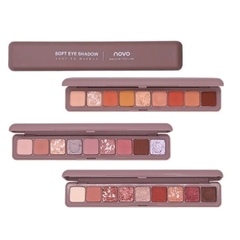 PALETA DE SOMBRAS SOFT EYE SHADOW 9 TONOS - NOVO