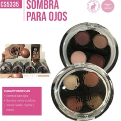 MINI PALETA DE SOMBRAS 4 TONOS - PINK21
