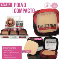 POLVO COMPACTO PERFECT FINISH - PINK21
