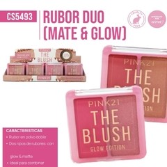 RUBOR DUO (MATTE + GLOW) - PINK21