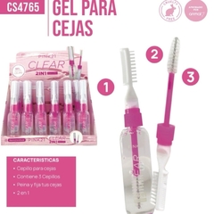 GEL PARA CEJAS 3 CEPILLOS - PINK21