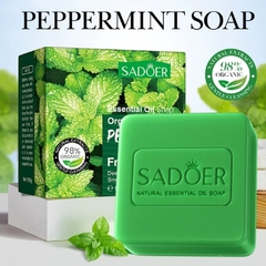 JABÓN NATURAL ESSENCIAL OIL MENTA 100G - SADOER