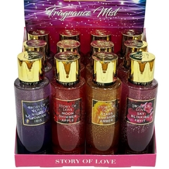 BODY SPLASH CON GLITTER 250ml STORY OF LOVE
