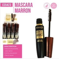 MÁSCARA DE PESTAÑAS MARRÓN - PINK21