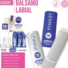 CAJA X24 BÁLSAMO LABIAL HIDRATANTE - PINK21
