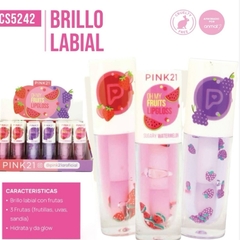 BRILLO GLOSS LABIAL OH MY FRUITS - PINK21