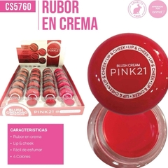 RUBOR EN CREMA MULTIUSO - PINK21