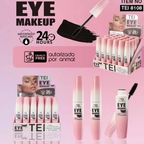 CAJA X24 MÁSCARA DE PESTAÑAS EYE MAKEUP - TEI COSMÉTICA