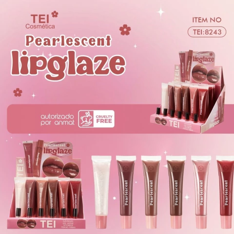 BRILLO LABIAL PEARLESCENT LIP GLAZE - TEI COSMÉTICA