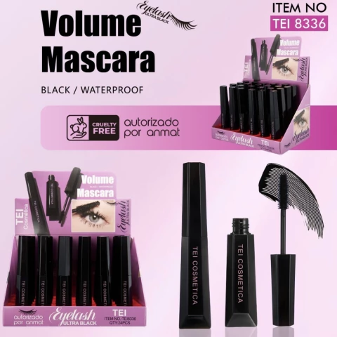 CAJA X24 MÁSCARA DE PESTAÑAS VOLUME - TEI COSMÉTICA