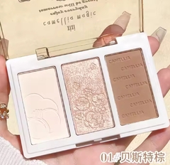 PALETA DE SOMBRA/ILUMINADOR CAMELLIA MAGIC - XIXI MAKEUP - comprar online