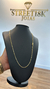 Corrente Veneziana 2mm - banho de ouro 18K