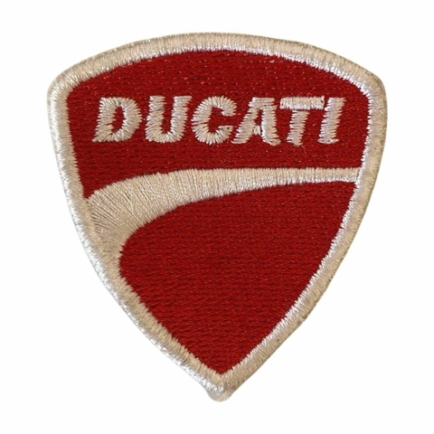 Patch Bordado Logo Ducati 5,5cm x 6,0cm
