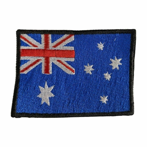 Patch Bordado Bandeira Austrália 8,0cm x 5,5cm