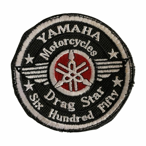 Patch Bordado Yamaha Motorcycles Drag Star 7,5cm x 7,5cm
