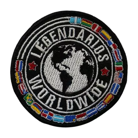 Patch Bordado Legendários Worldwide 7,0cm x 7,0cm