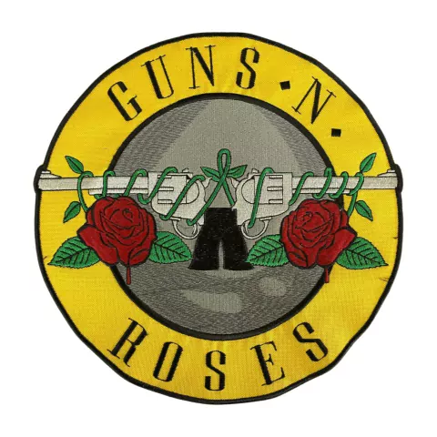 Brasão Bordado Guns N Roses 27,5cm x 27,5cm