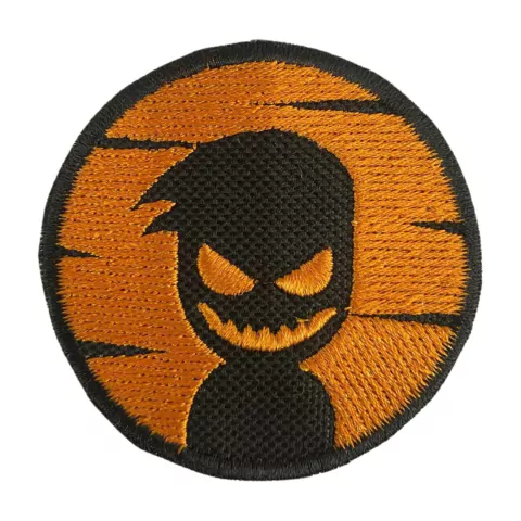 Patch Bordado Caveira Hallowen 6,0cm x 6,0cm