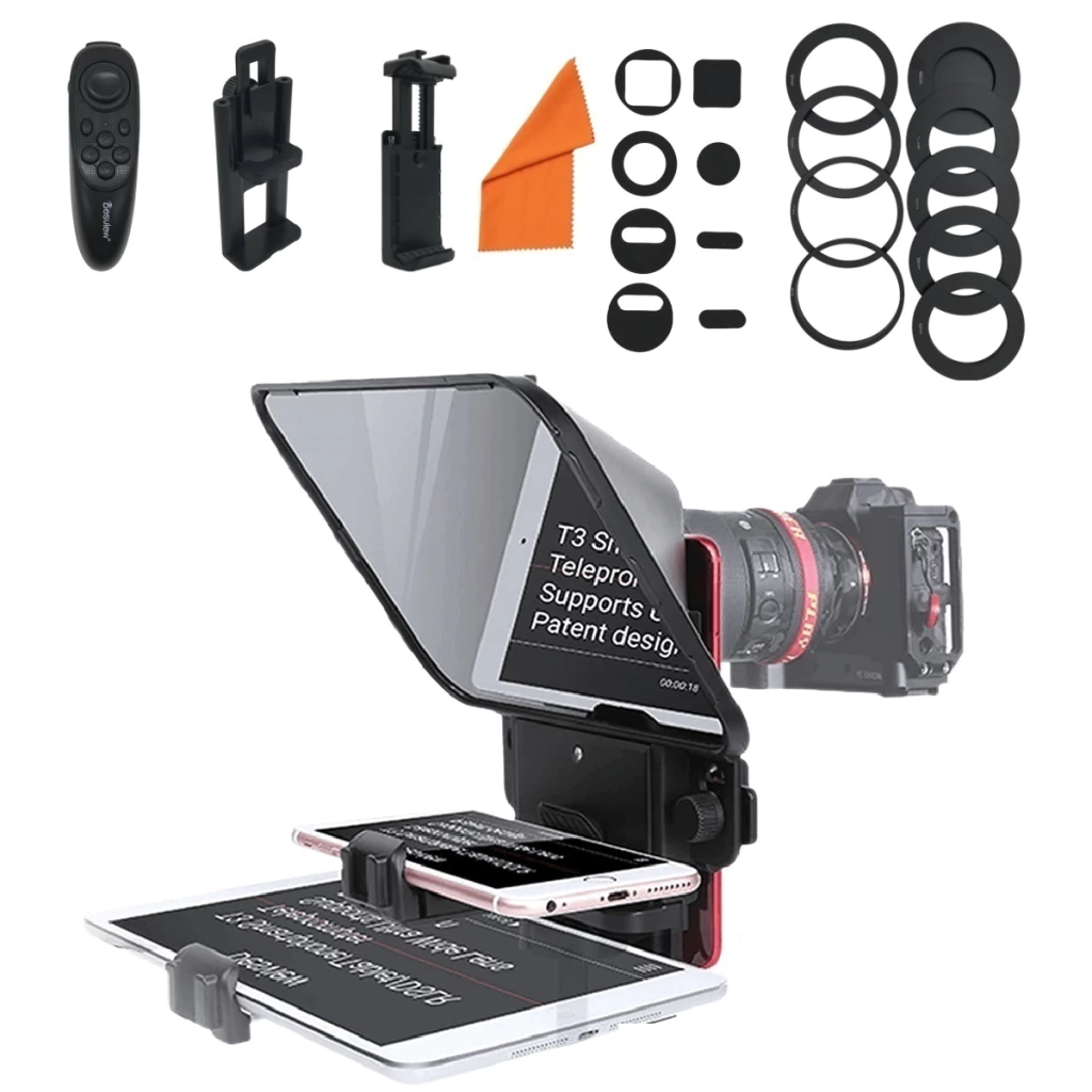 Teleprompter Portátil 11' Desview T3 para SmartPhones, Tablets e