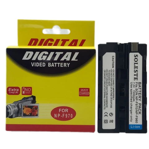 Bateria Np-f970 7200mAh para Iluminadores De Led (NÃO é compatível com filmadoras) - comprar online
