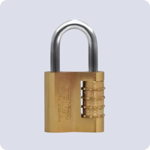 Candado Sekur con combinación numérica