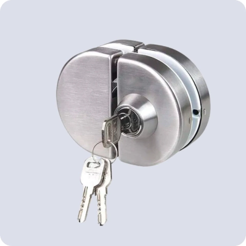 Cerradura Papaiz de aplicar para blindex