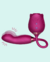 Rosa Flor Vibrador Duplo - comprar online