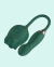 Rosa Flor Vibrador Duplo - D&A 