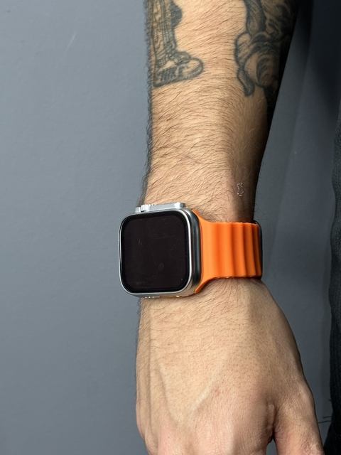 Relógio SmartWatch 49mm - LARANJA (PULSEIRA EXTRA)