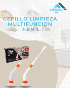 Cepillo Limpieza Electrico Inalambrico 7 En 1 Usb Casa Auto - tienda online